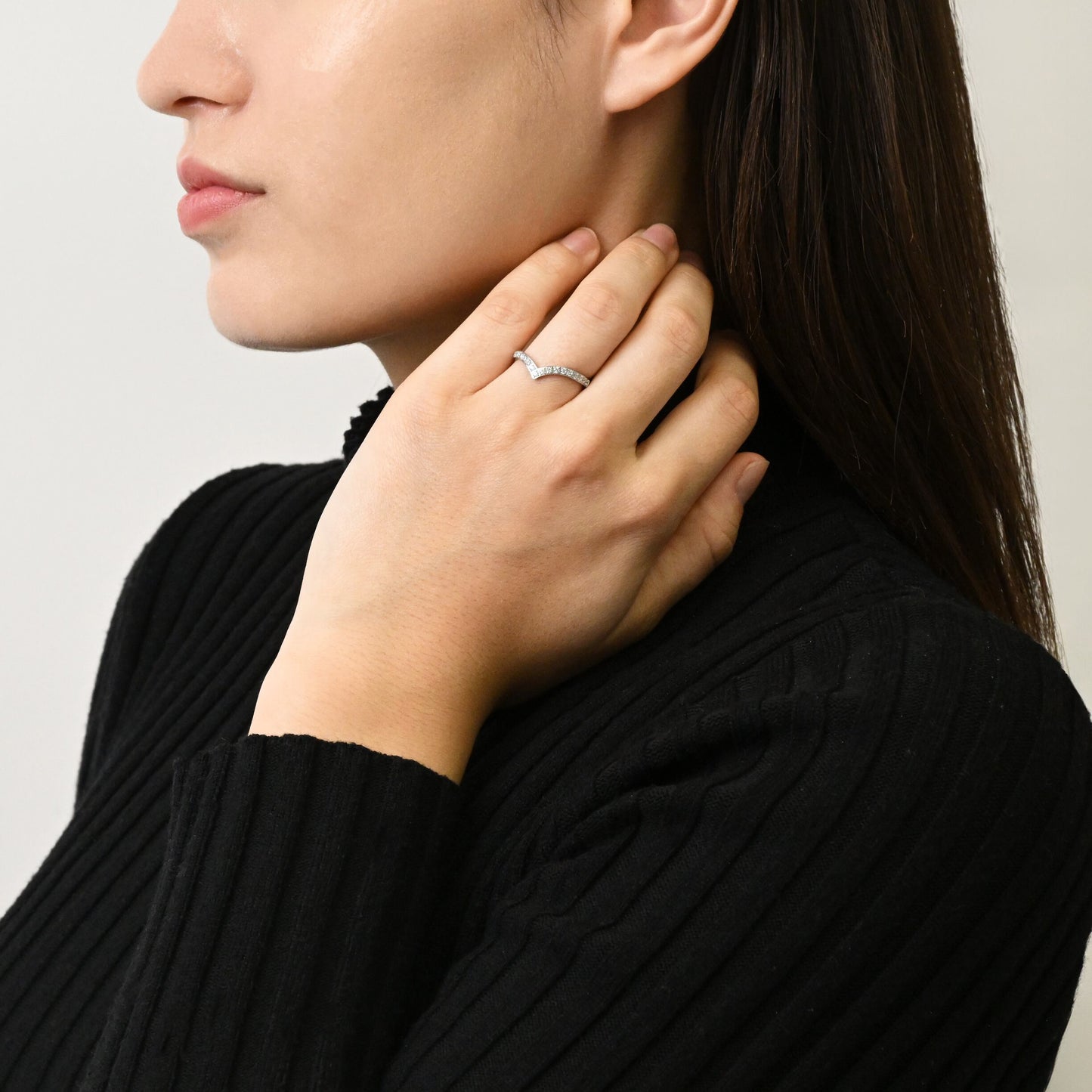 Zirconia v shape ring(rri0039s)