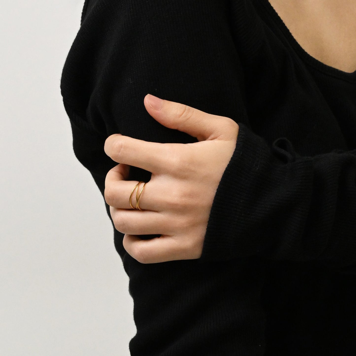 Triple unique line ring(rri0090g)