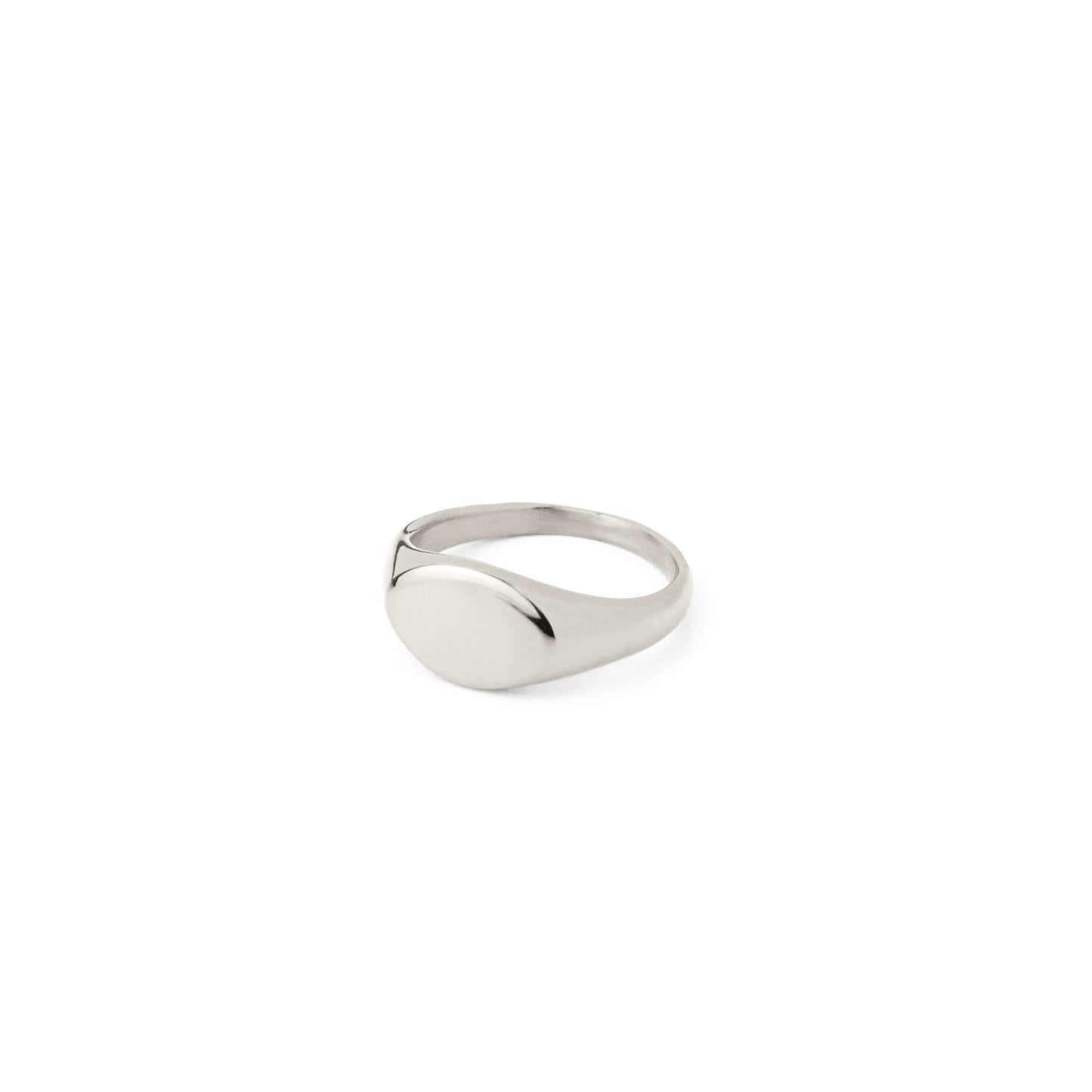 Slim circle signet ring(cri0036s)