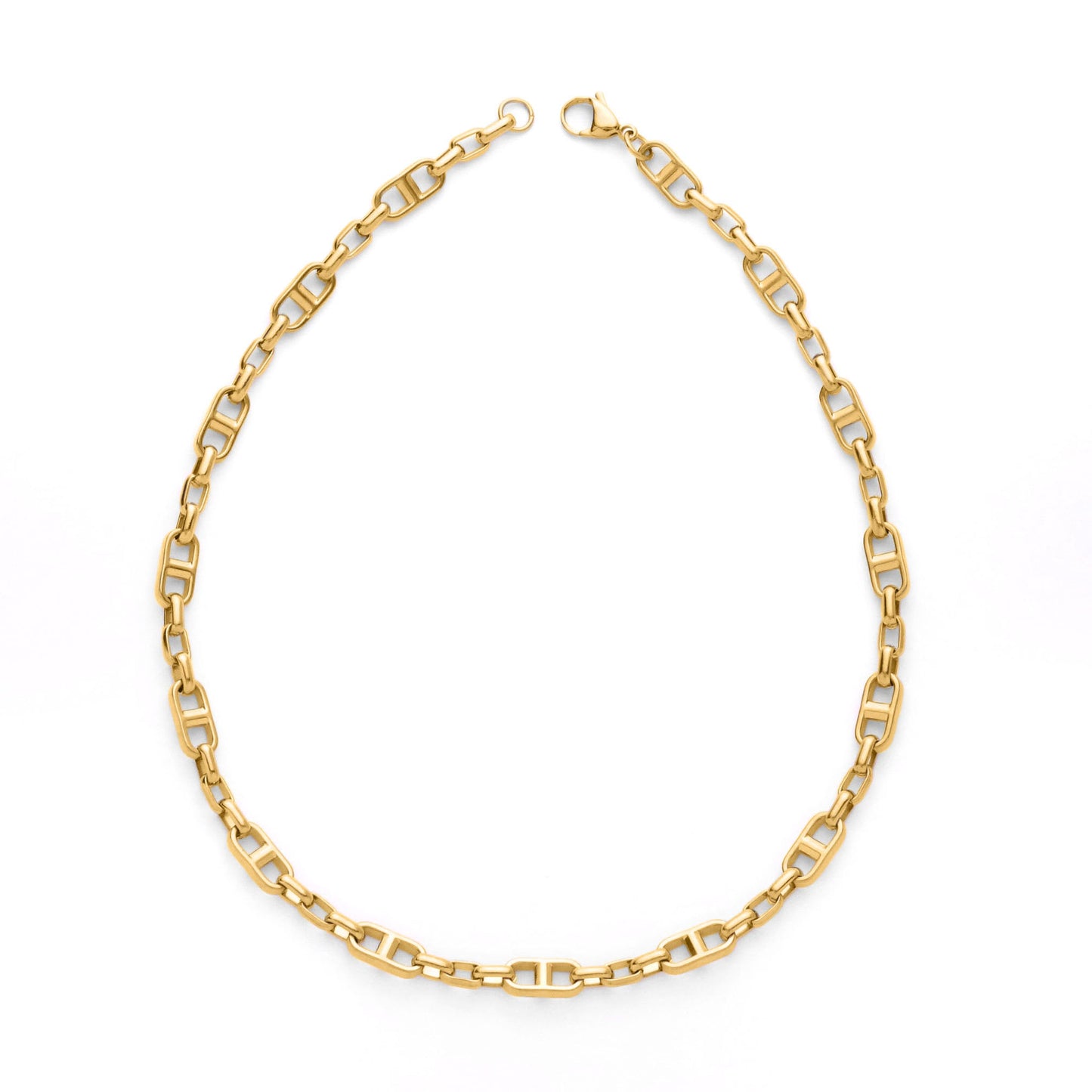 Round anker chain necklace(cne0067g)