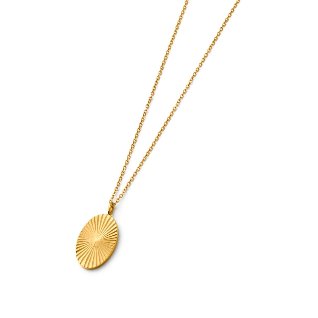Jagged vertical circle necklace(rne0089g)