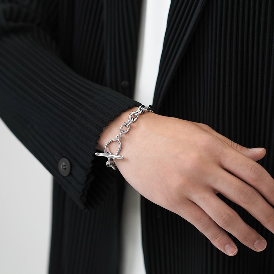 Unique cable chain bracelet(cbr0032s)