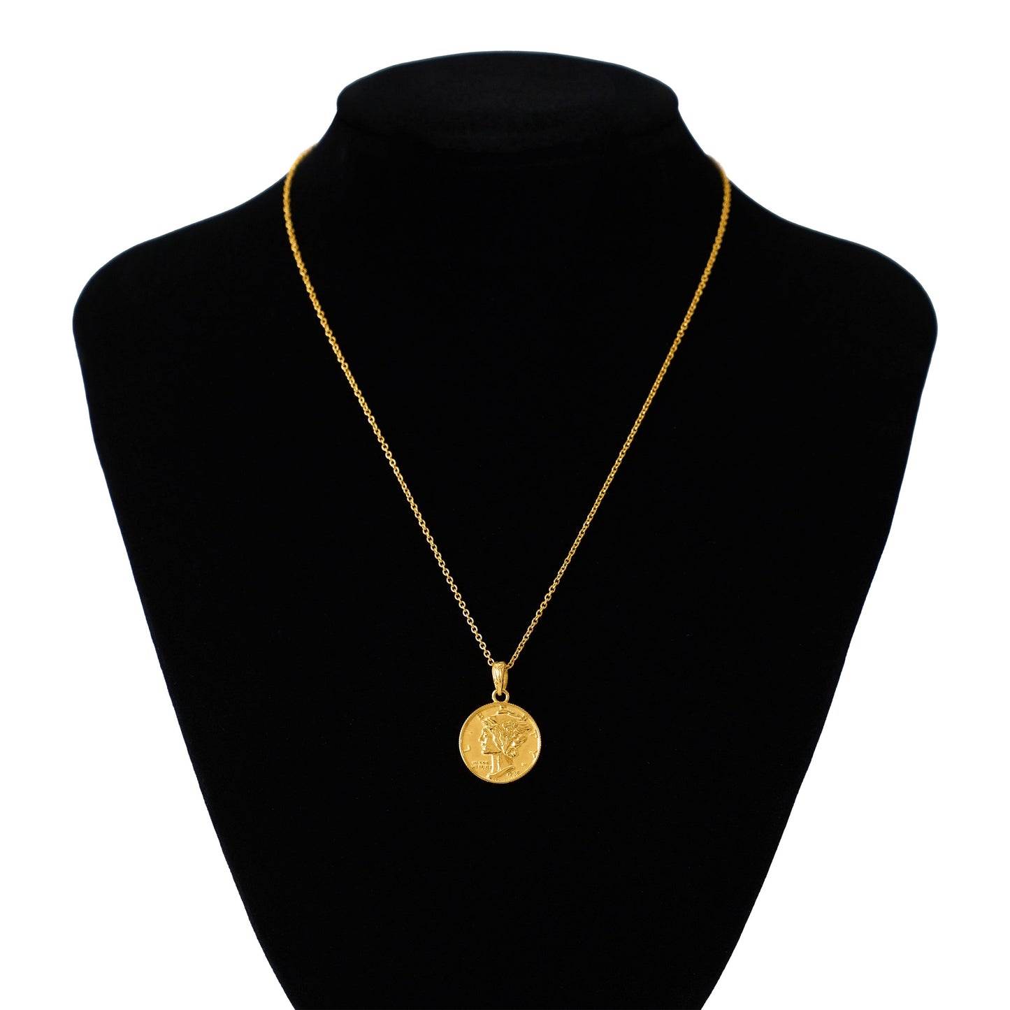 Hawaiian liberty coin necklace(Hne0003g)