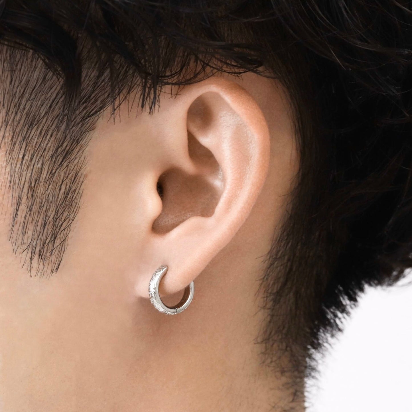 Hawaiian scroll hoop pierce(Hpi0006s)