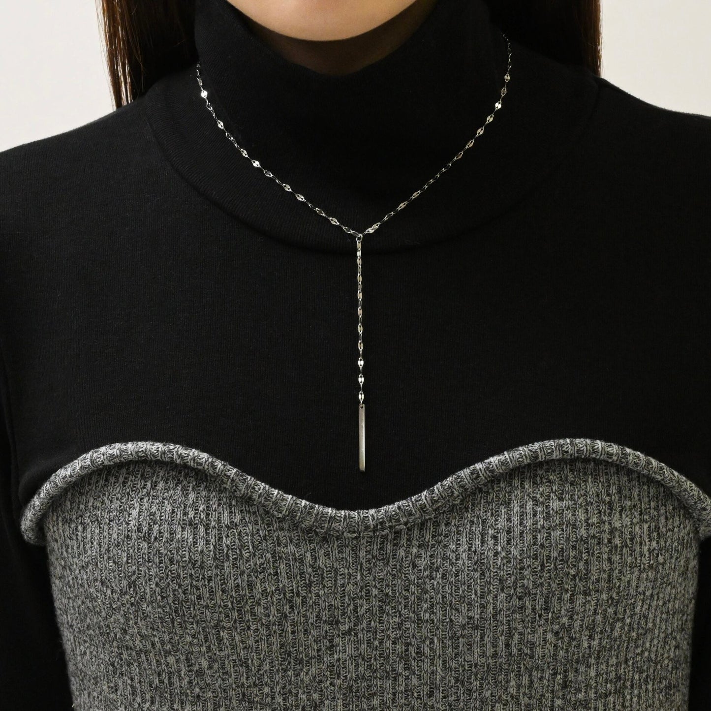 Pental long chain necklace(rne0073s)