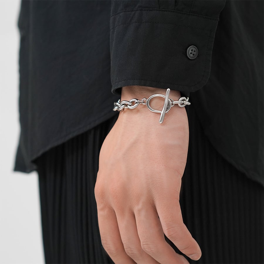 Unique cable chain bracelet(cbr0032s)