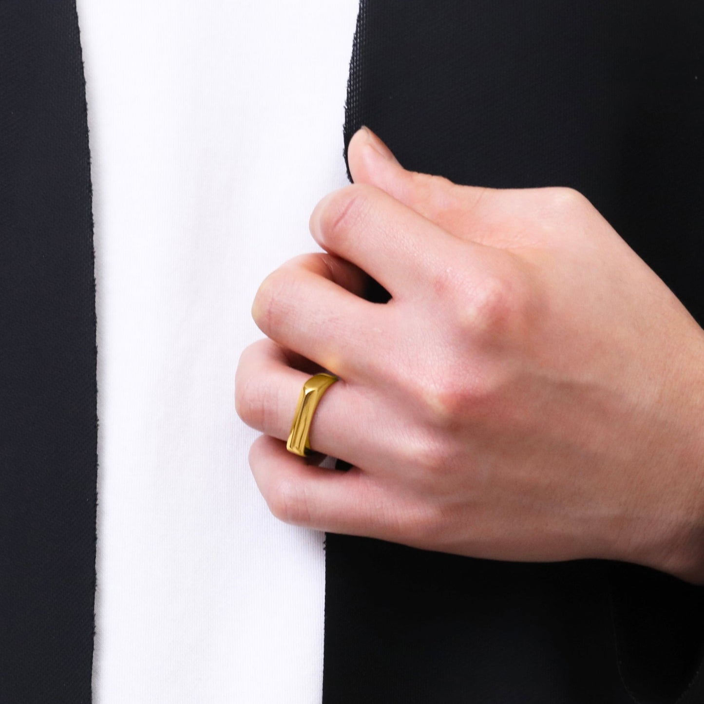 Pointed signet ring(cri0076g)
