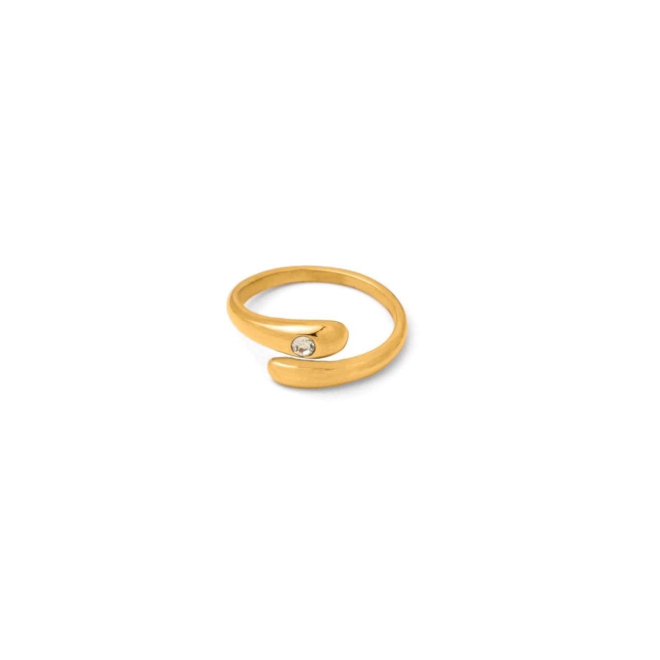 Drop cz open ring(rri0045g)