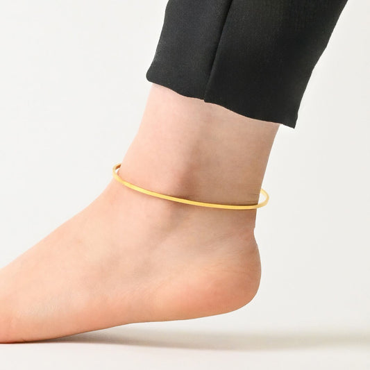 Plate chain anklet(ran0008g)