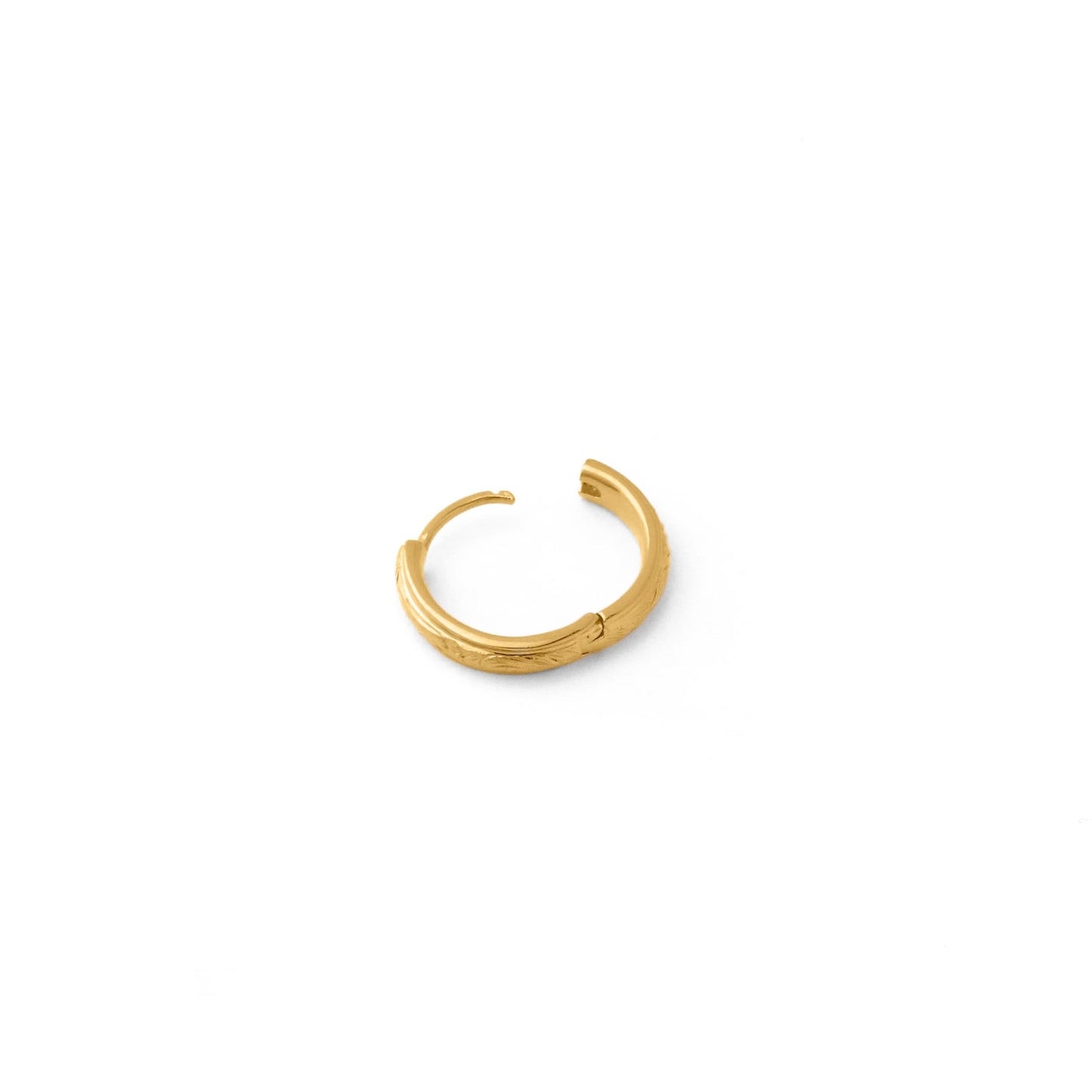 Hawaiian plumeria hoop pierce(Hpi0003g)