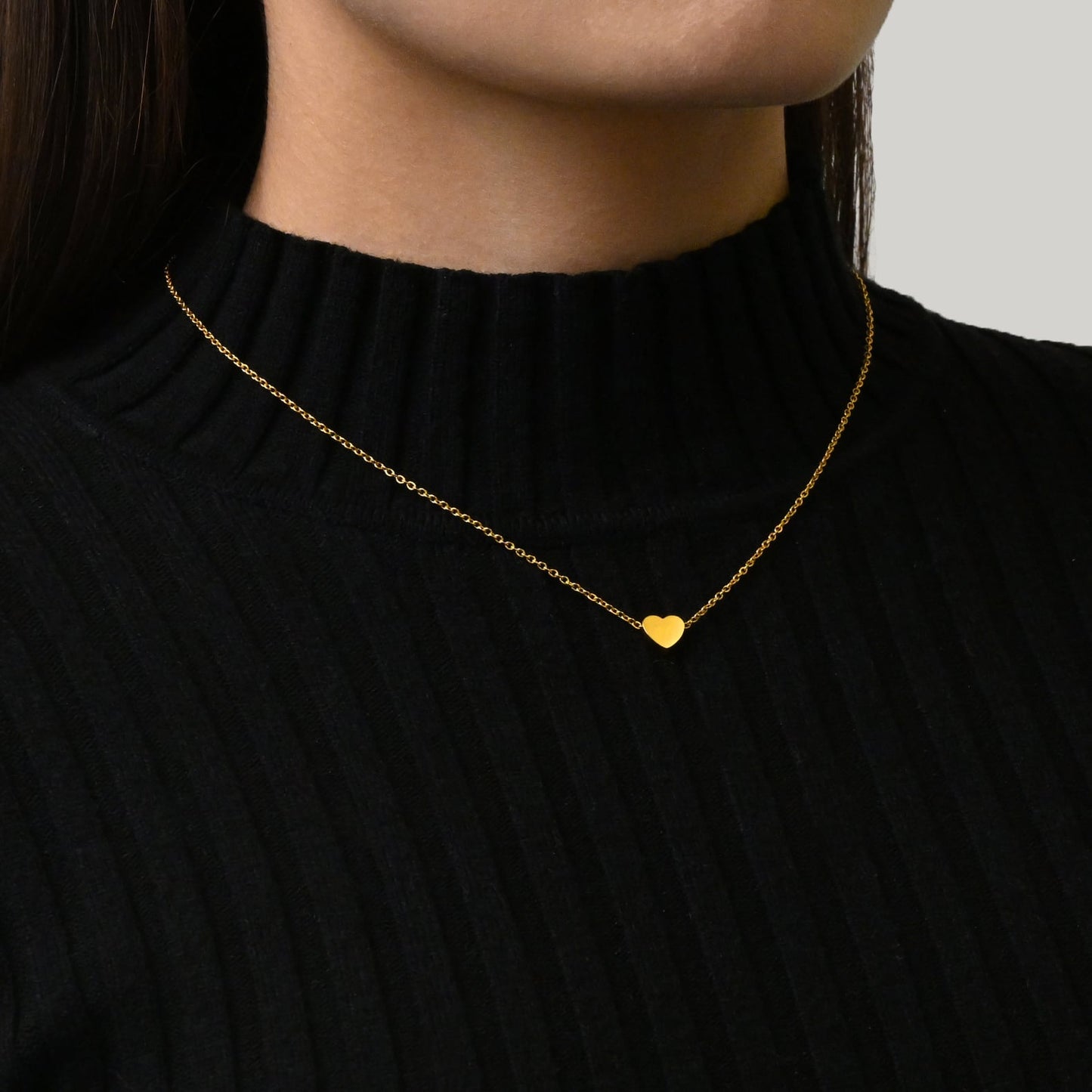 Tiny heart necklace(rne0058g)
