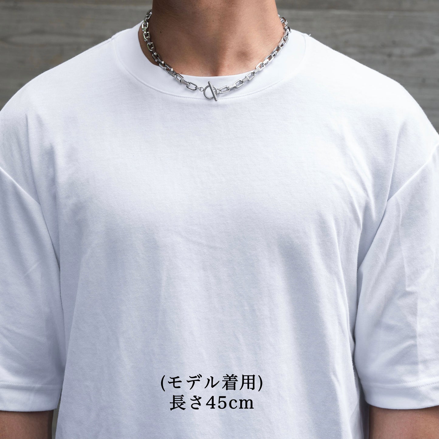 Square chain necklace(cne0049s)