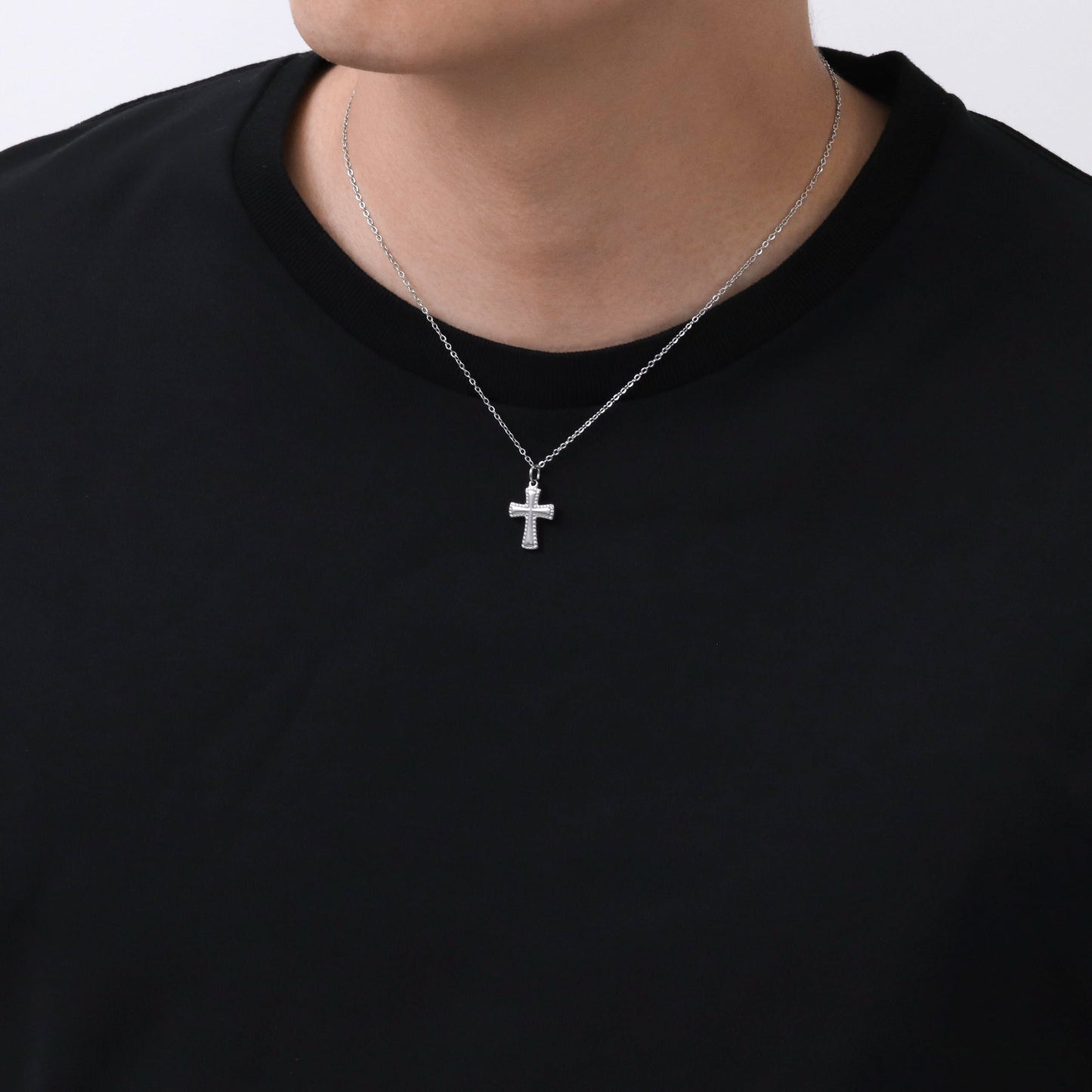 Vintage cross necklace(cne0078s)