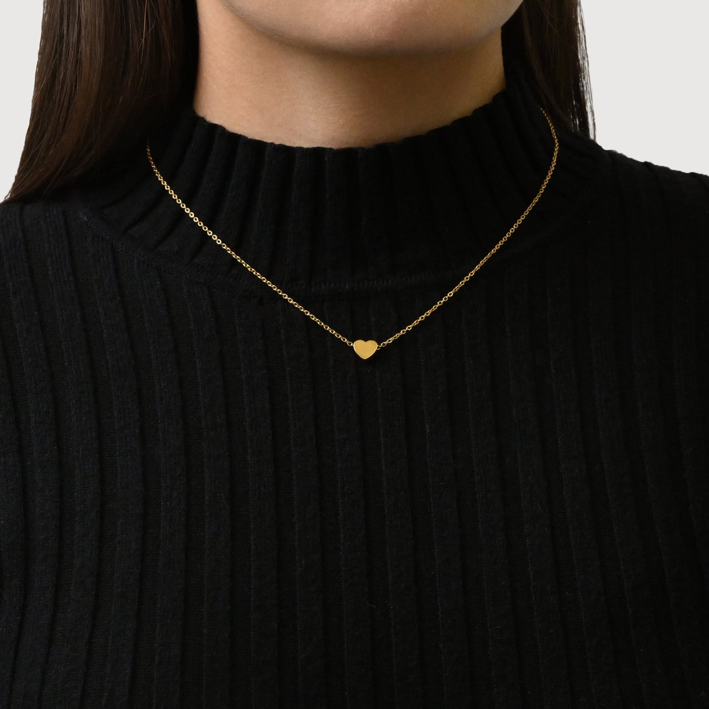 Tiny heart necklace(rne0058g)