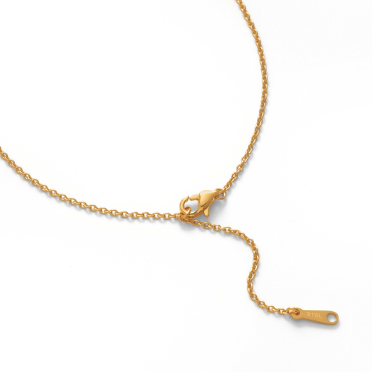 Hawaiian scroll barrel necklace (Hne0015g)