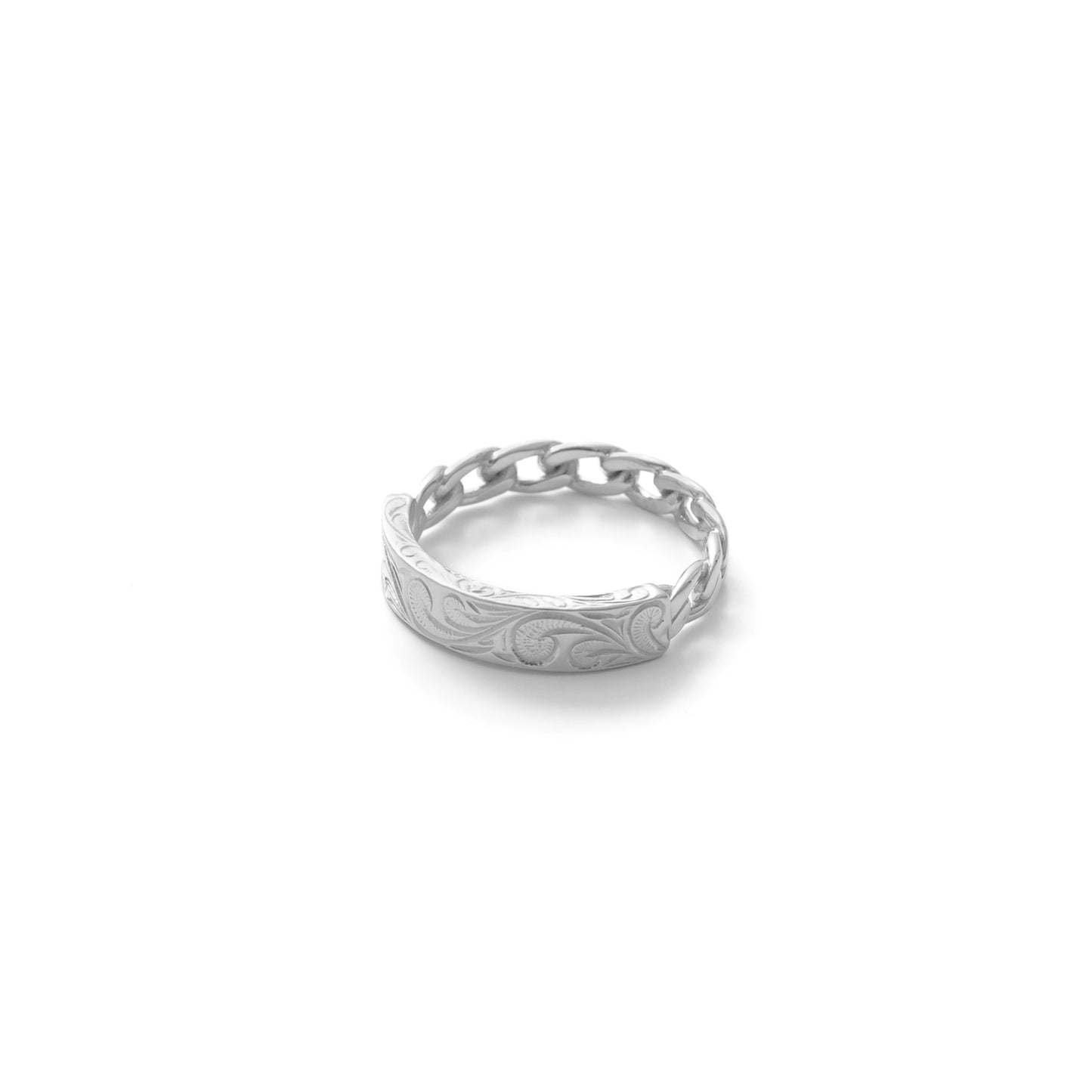 Hawaiian kaleikini chain ring (Hri0014s)