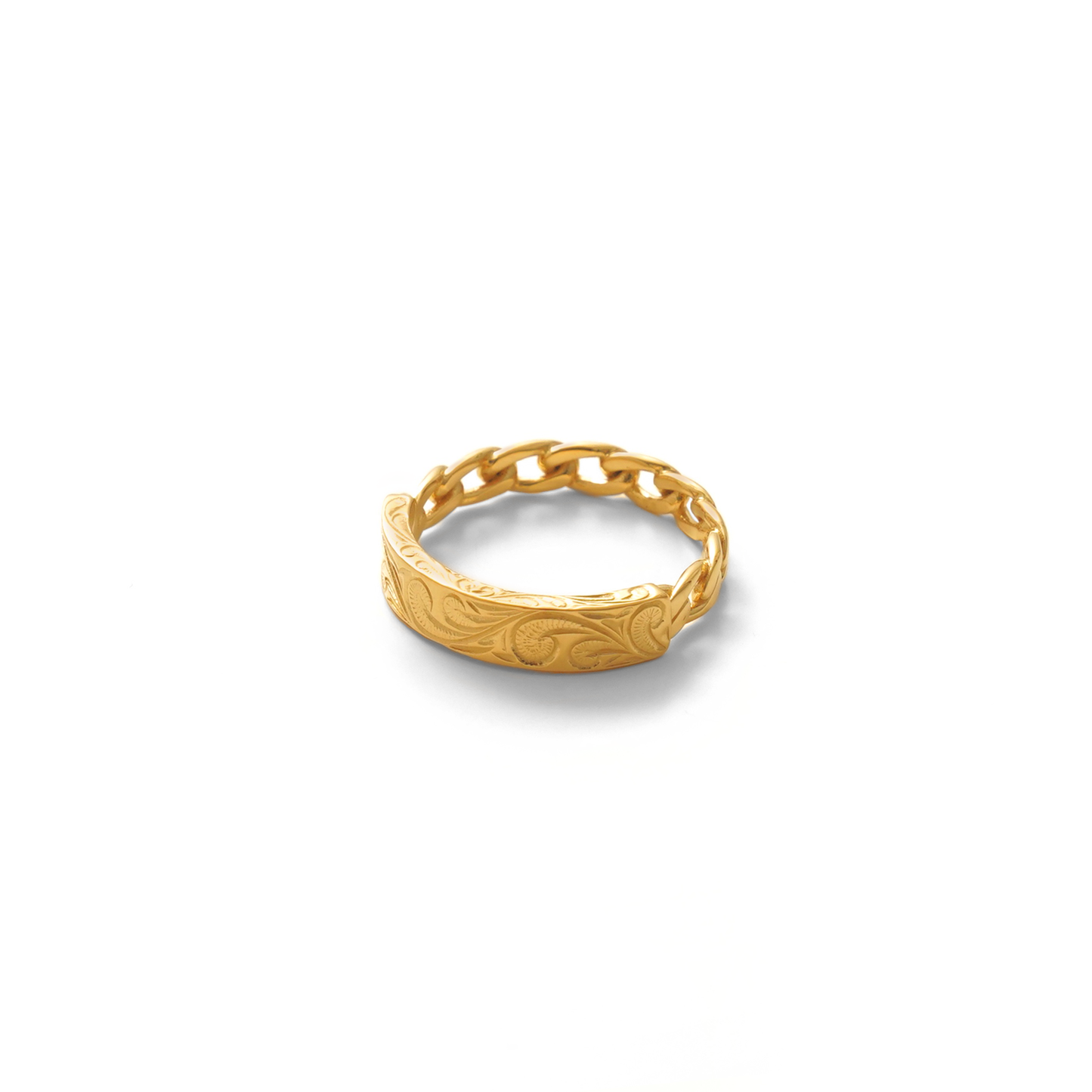 Hawaiian kaleikini chain ring (Hri0013g)