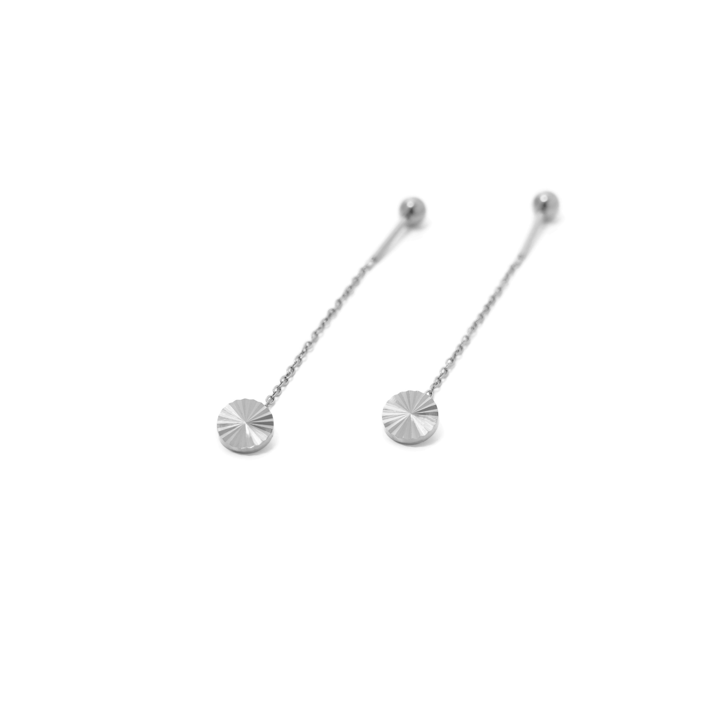 Jagged circle long chain pierce (rpi0081s)