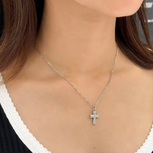 Vintage cross necklace