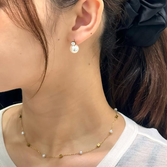 Cz pearl styling