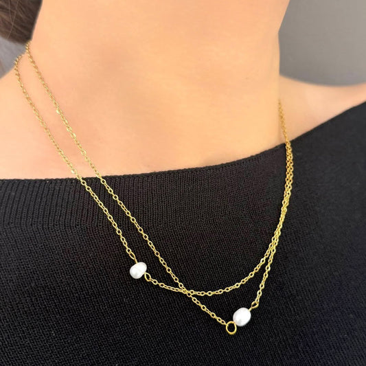 Double pearl styling