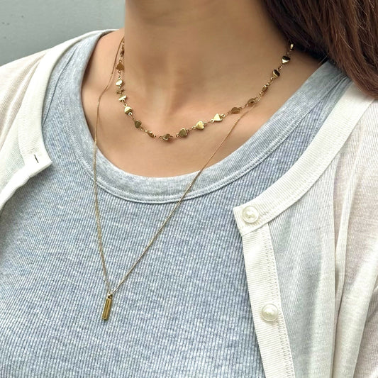 Heart chain styling