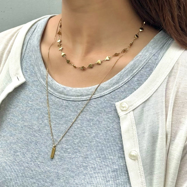 Heart chain styling
