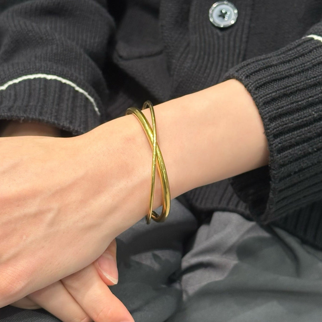 Double line cross styling