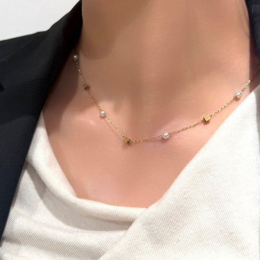 Square dot pearl styling