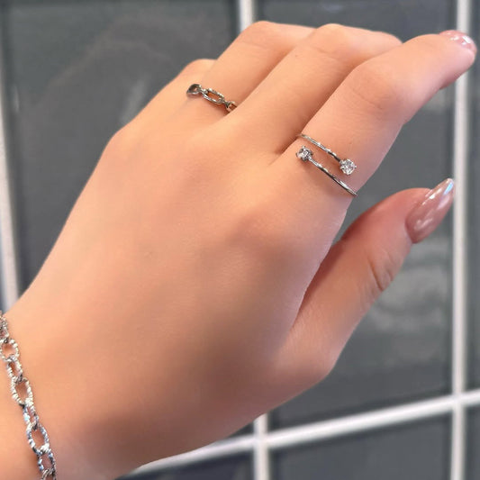 Double zirconia open styling