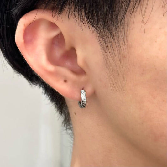 Hawaiian scroll hexagon styling