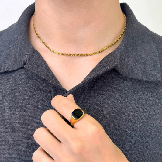 flat rope chain styling