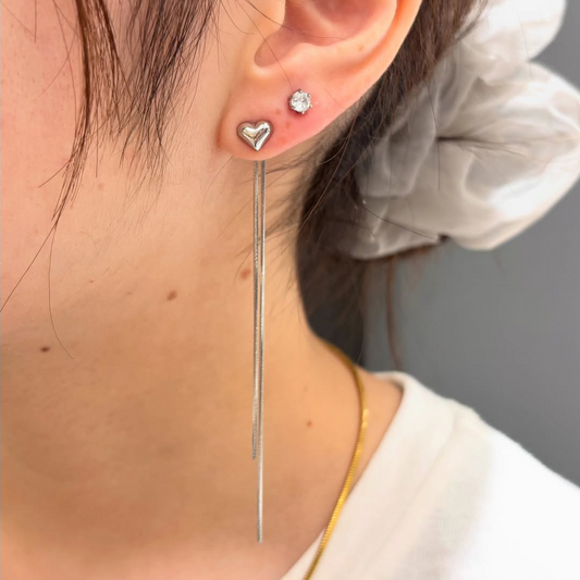 Cz long chain 2way styling