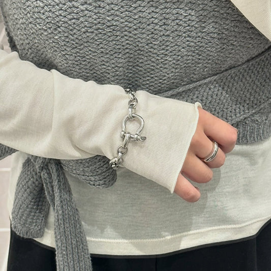 U lock chain bracelet