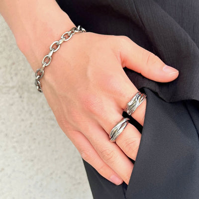 triple ring styling