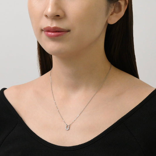 Tiny horseshoe necklace(cne0107s)