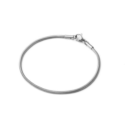 Round snake chain bracelet(cbr0029s)