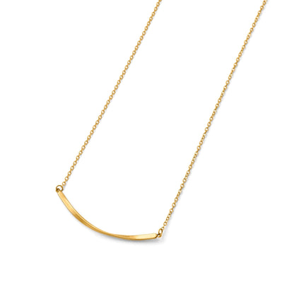 Twist plate necklace(rne0083g)