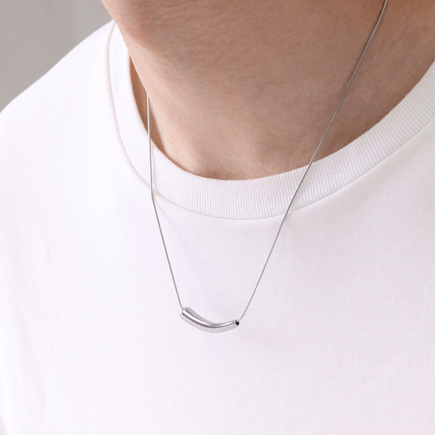 Eggplant snake chain necklace(cne0066s)