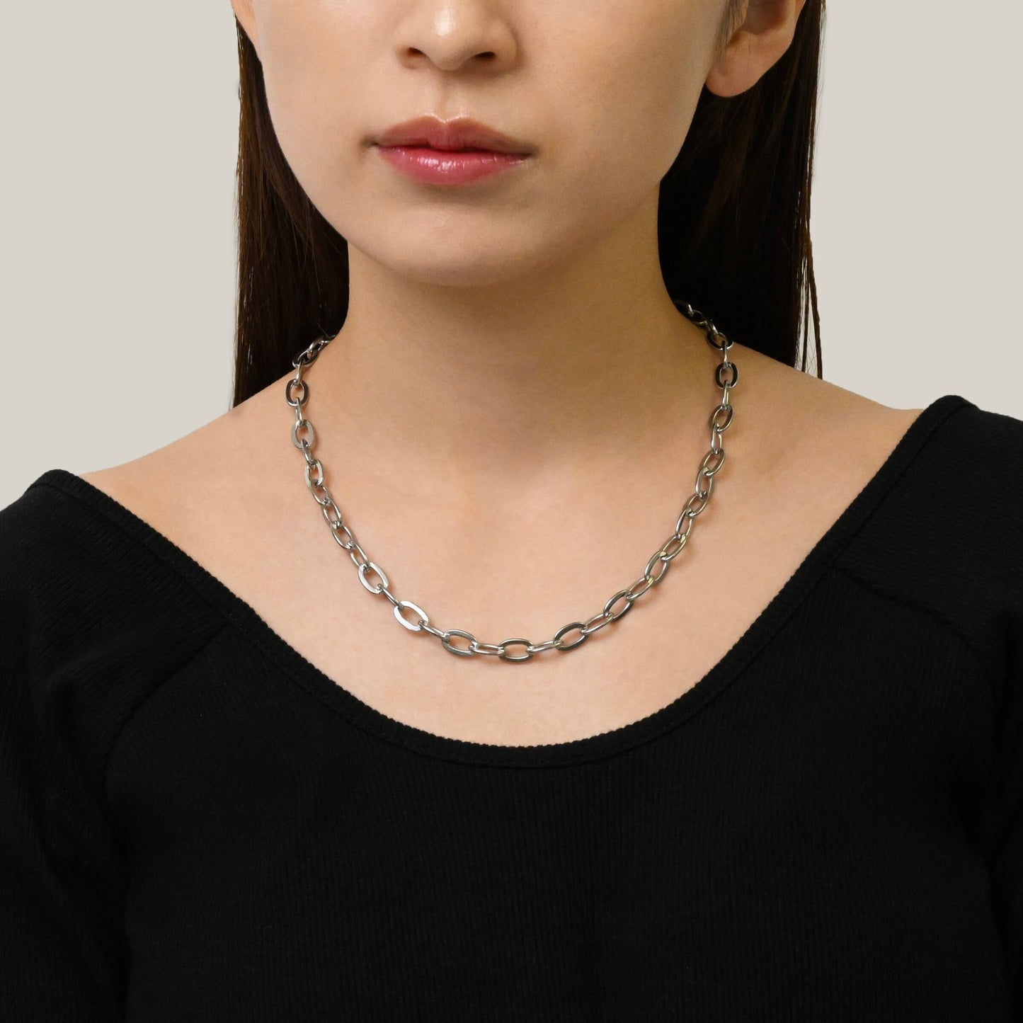 Leon chain necklace(rne0025s)