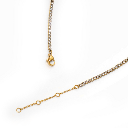 Cz tennis necklace (rne0120s)