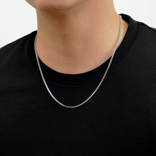 Box chain necklace(cne0103s)