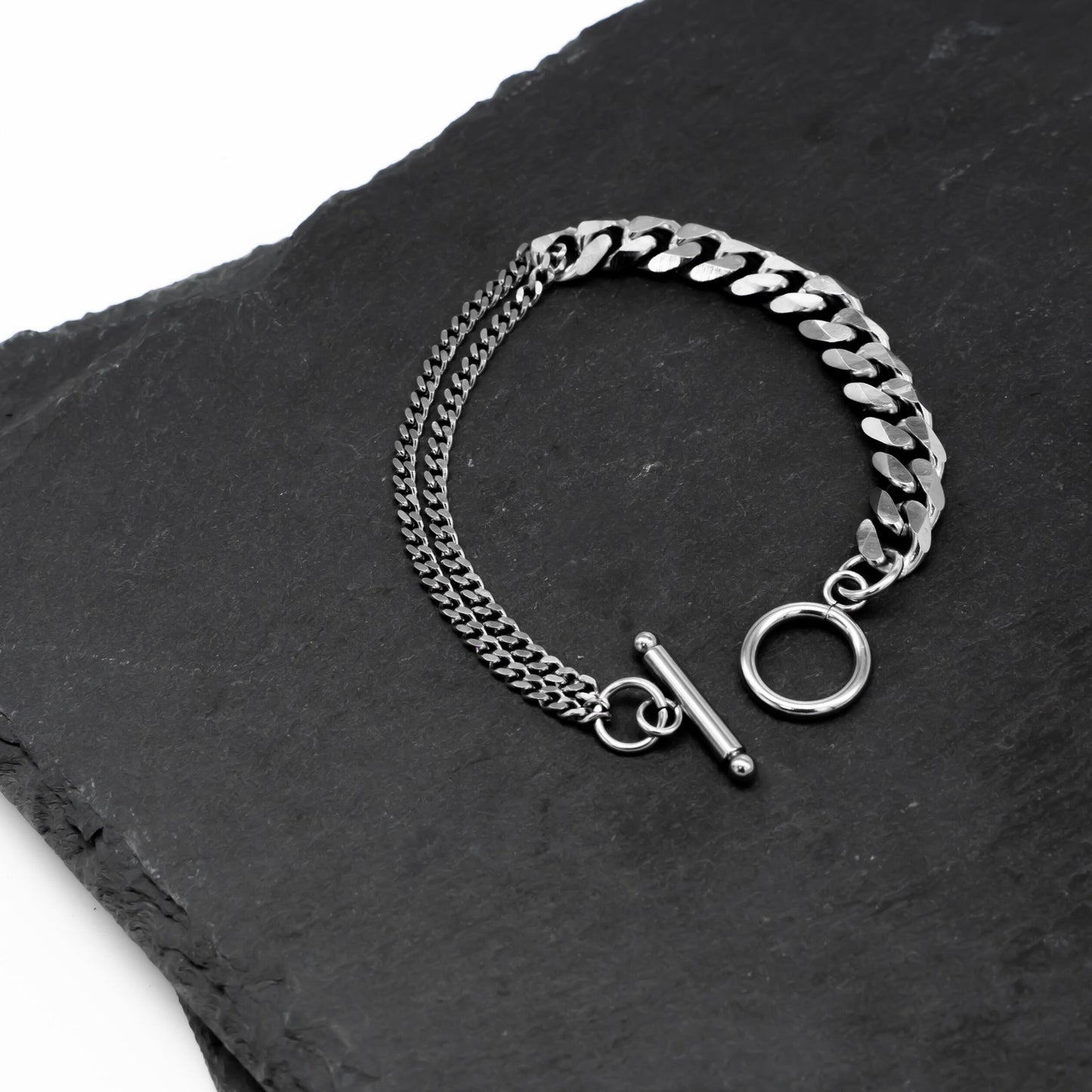 Two types link chain bracelet(cbr0016s)