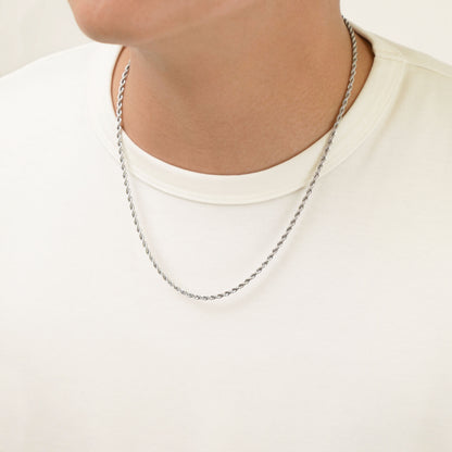 Rope chain necklace(cne0064s)