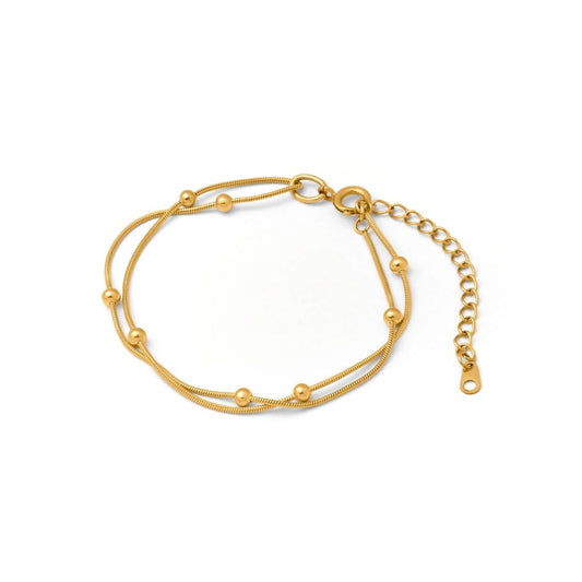 Ball snake chain bracelet(rbr0027g)