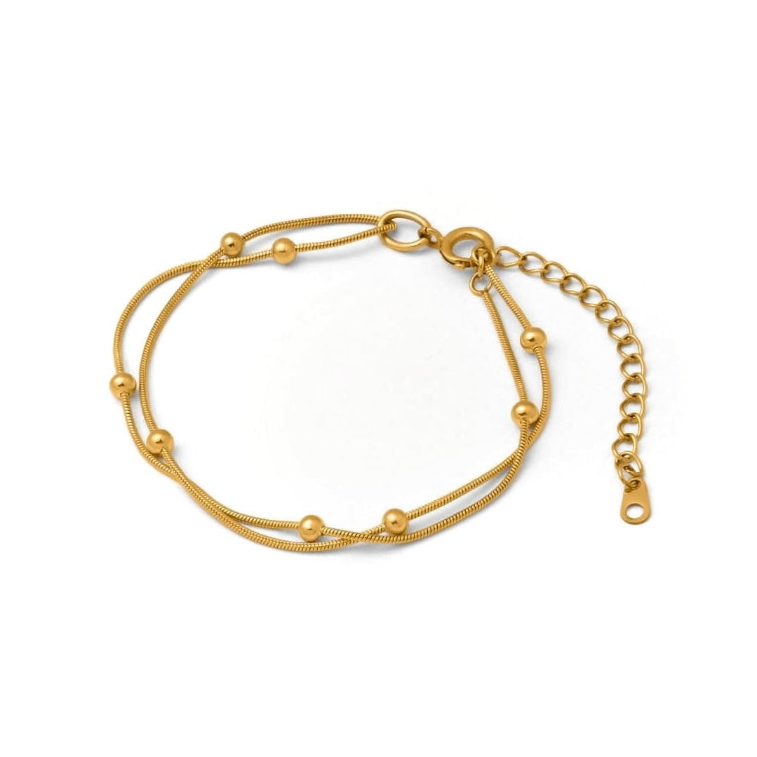 Ball snake chain bracelet(rbrT027g)
