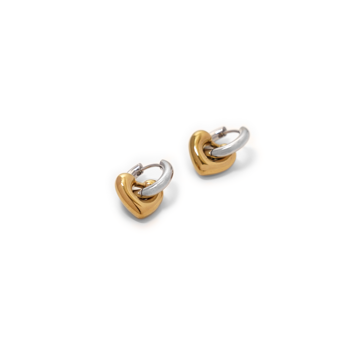 Heart hoop 2way pierce (rpi0072b)