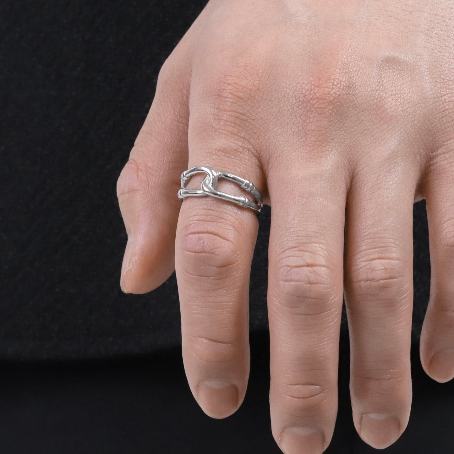 Infinity horseshoe ring(cri0098s)