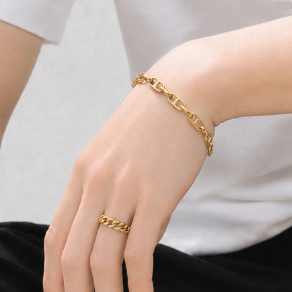 Wide flat  link chain ring(cri0112g)
