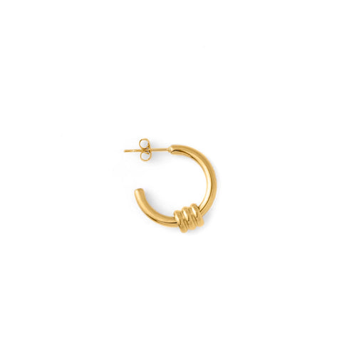 Stud hoop pierce